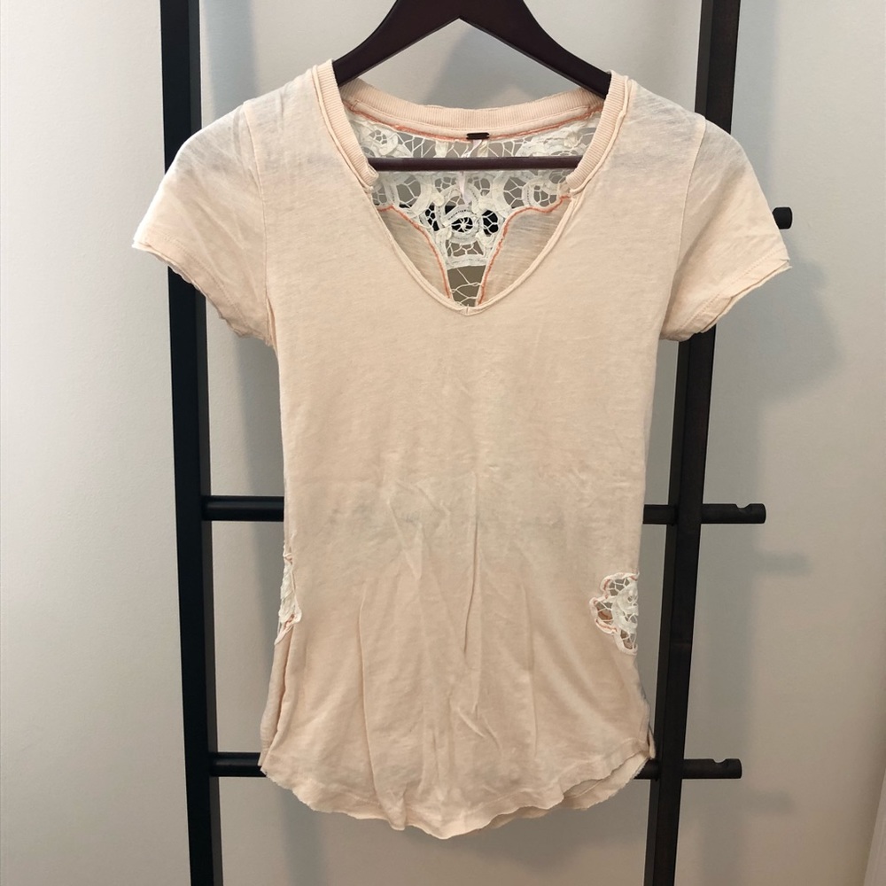 Free People Cut Out Tee